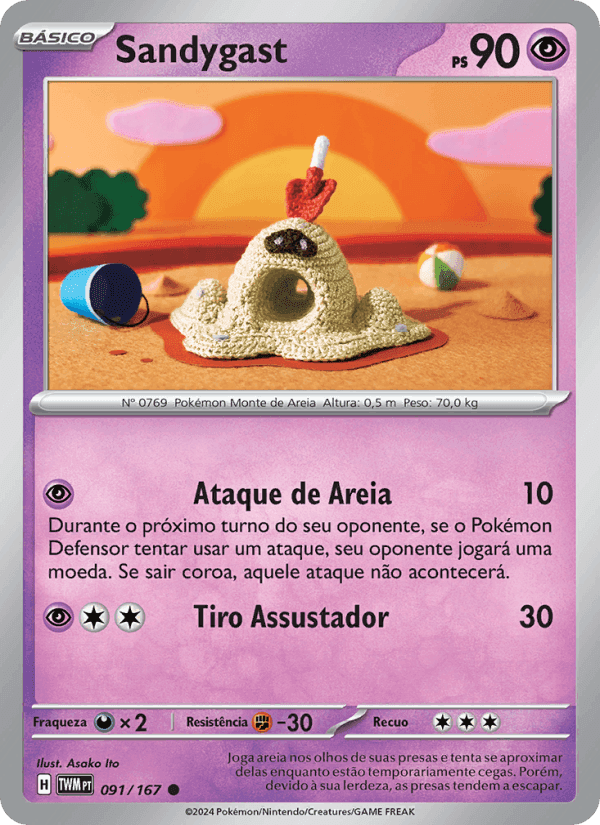 Sandygast, carta 091 de Máscaras do Crepúsculo