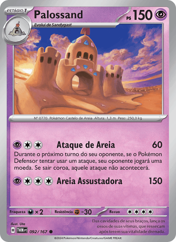 Palossand, carta 092 di Máscaras do Crepúsculo