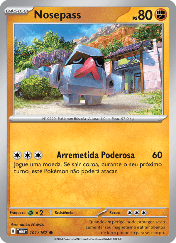 Nosepass, card 101 from Máscaras do Crepúsculo
