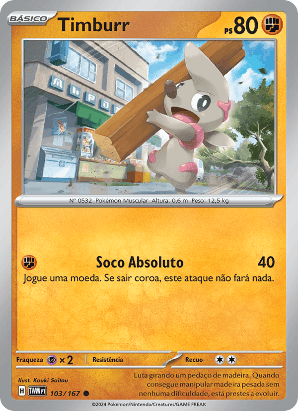 Timburr, card 103 from Máscaras do Crepúsculo