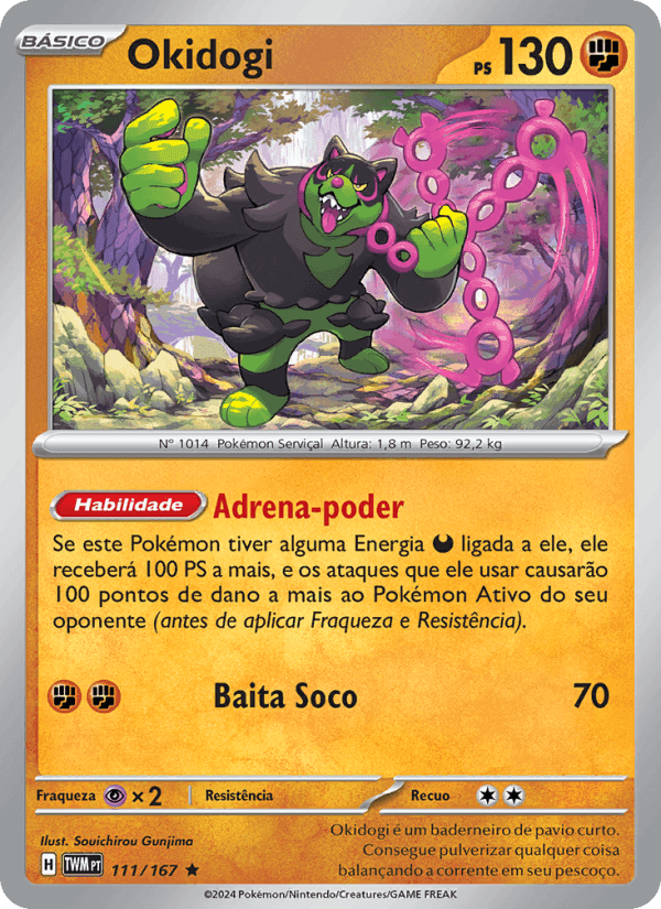 Okidogi, carta 111 de Máscaras do Crepúsculo