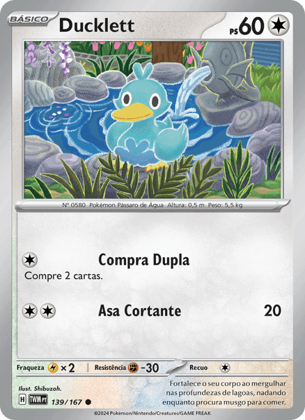 Ducklett, carta 139 de Máscaras do Crepúsculo