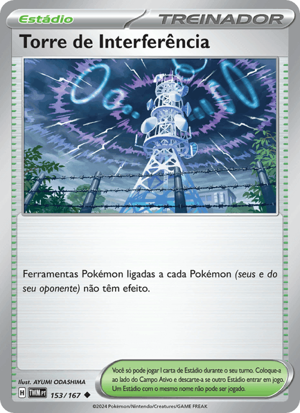 Torre de Interferência, carta 153 de Máscaras do Crepúsculo
