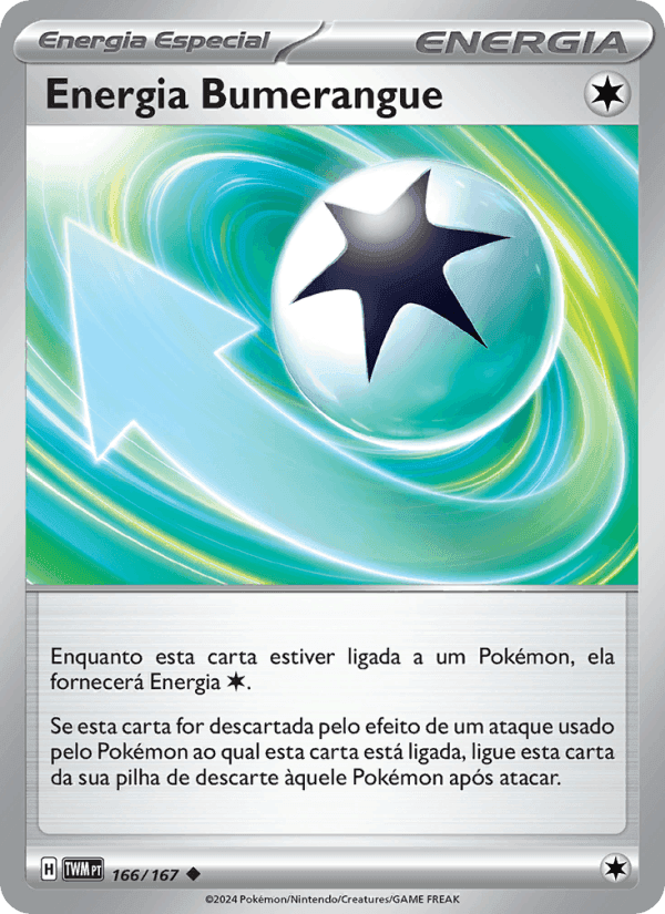 Energia Bumerangue, carta 166 de Máscaras do Crepúsculo