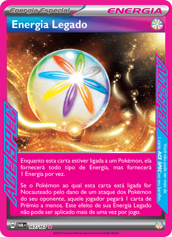 Energia Legado, carta 167 de Máscaras do Crepúsculo