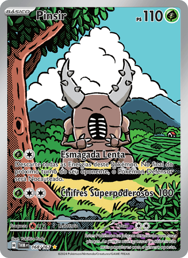 Pinsir, carta 168 di Máscaras do Crepúsculo