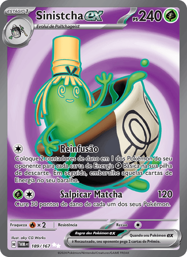 Sinistcha ex, carta 189 de Máscaras do Crepúsculo