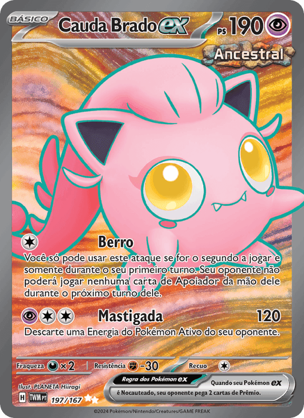 Cauda Brado ex, carta 197 de Máscaras do Crepúsculo