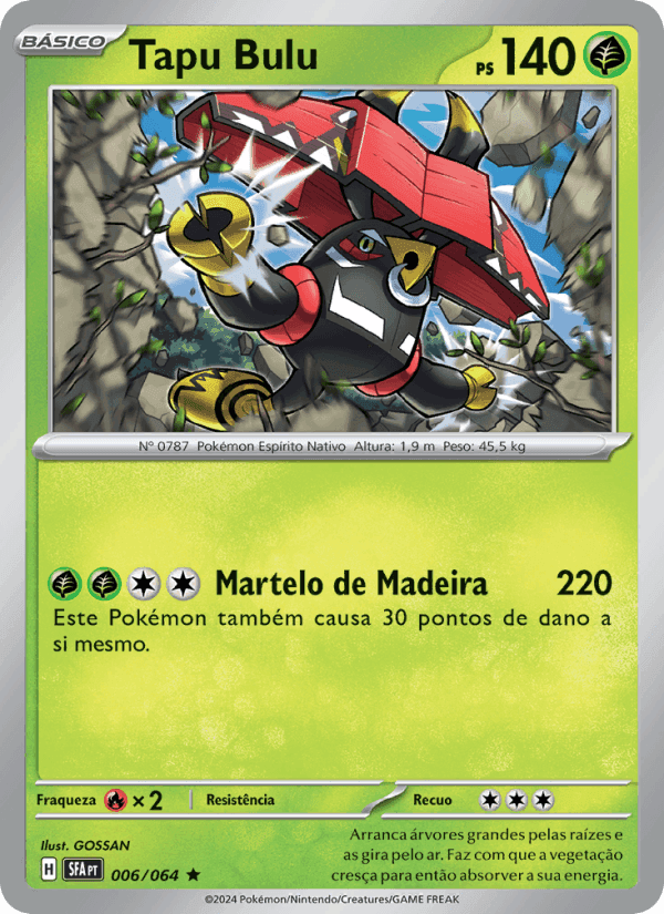 Tapu Bulu, carta 006 de Fábulas Nebulosas