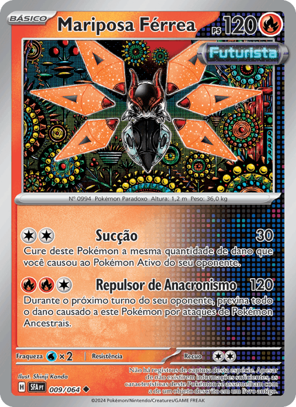 Mariposa Férrea, card 009 from Fábulas Nebulosas