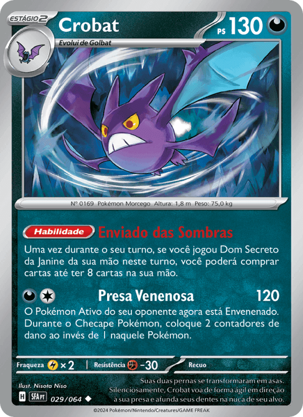 Crobat, card 029 from Fábulas Nebulosas