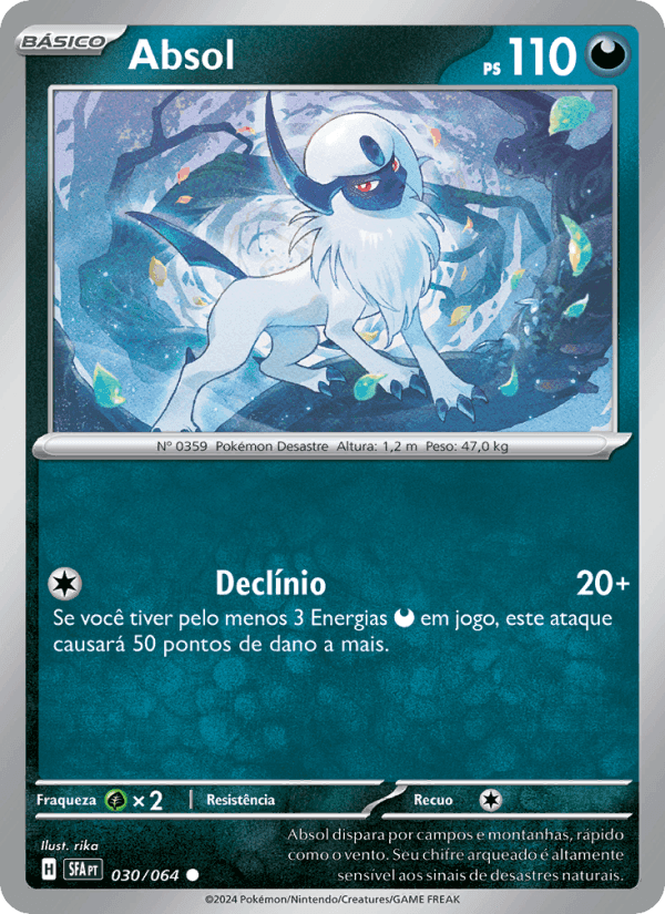 Absol, carta 030 de Fábulas Nebulosas
