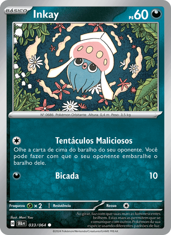 Inkay, carta 033 de Fábulas Nebulosas