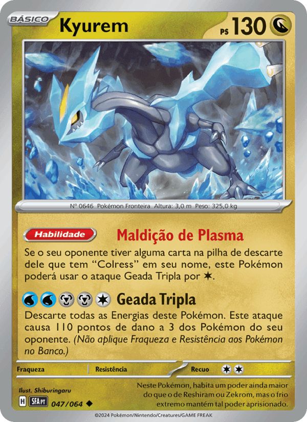 Kyurem, carta 047 de Fábulas Nebulosas