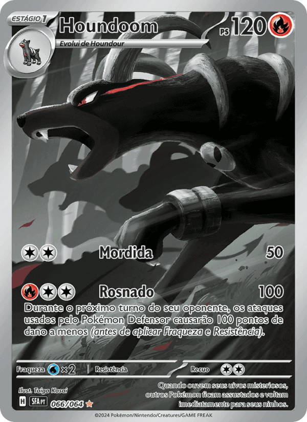 Houndoom, carta 066 de Fábulas Nebulosas