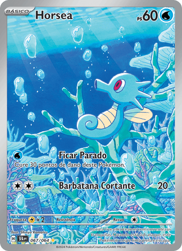 Horsea, card 067 from Fábulas Nebulosas