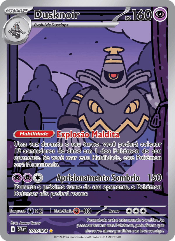 Dusknoir, carta 070 di Fábulas Nebulosas