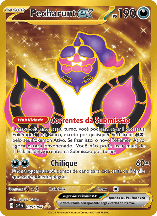 Pecharunt ex, card 095 from Fábulas Nebulosas
