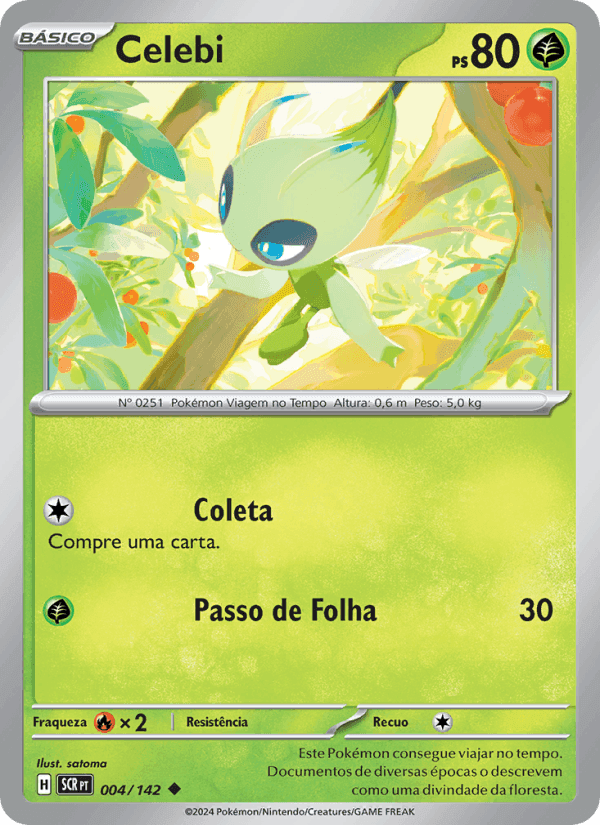 Celebi, carta 004 de Coroa Estelar