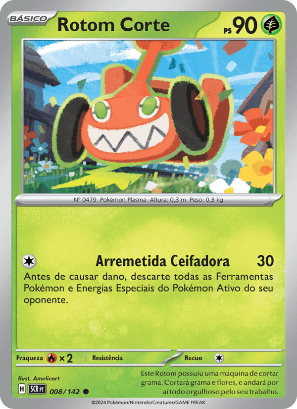 Rotom Corte, carta 008 de Coroa Estelar