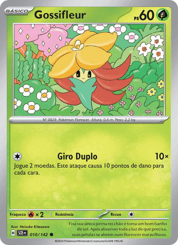 Gossifleur, carta 010 de Coroa Estelar