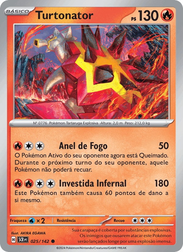Turtonator, carta 025 di Coroa Estelar