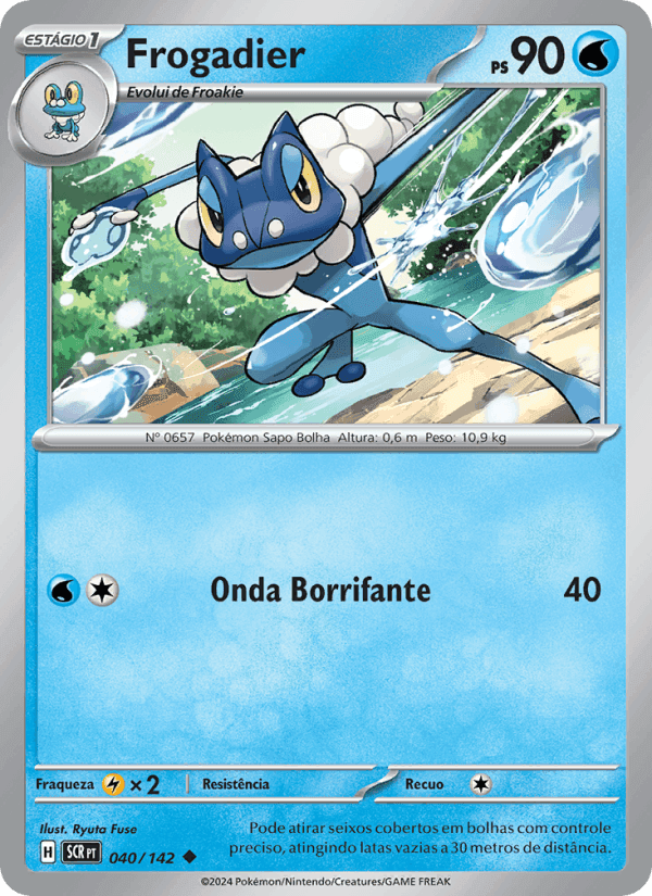 Frogadier, carta 040 di Coroa Estelar