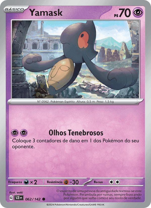 Yamask, carta 062 de Coroa Estelar