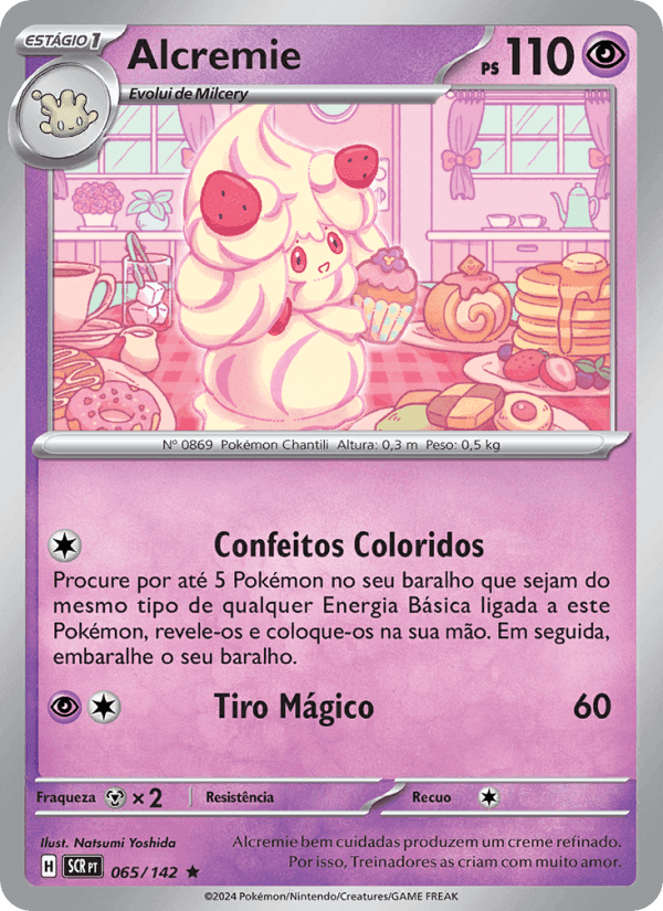 Alcremie, carta 065 de Coroa Estelar