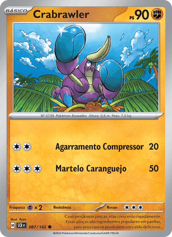 Crabrawler, carta 087 de Coroa Estelar