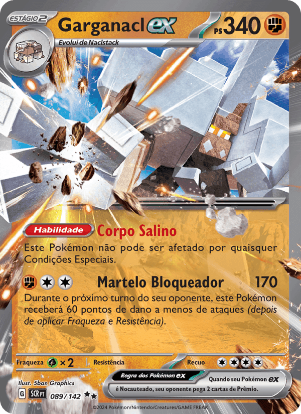 Garganacl ex, card 089 from Coroa Estelar