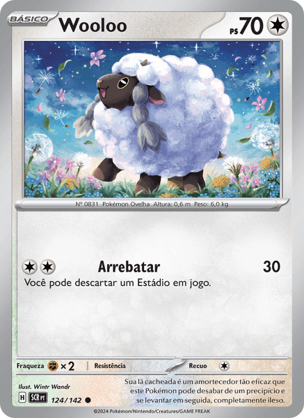 Wooloo, carta 124 de Coroa Estelar