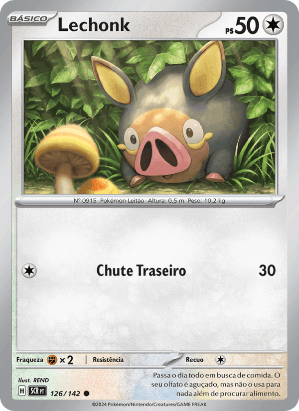 Lechonk, carta 126 de Coroa Estelar