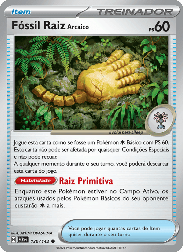 Fóssil Raiz Arcaico, carta 130 de Coroa Estelar