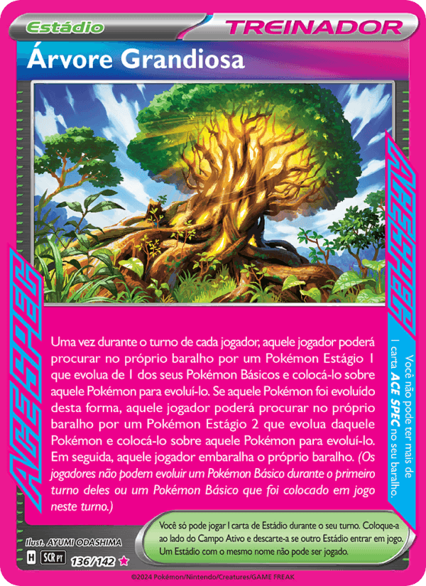 Árvore Grandiosa, carte 136 de Coroa Estelar