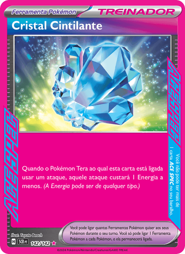 Cristal Cintilante, card 142 from Coroa Estelar
