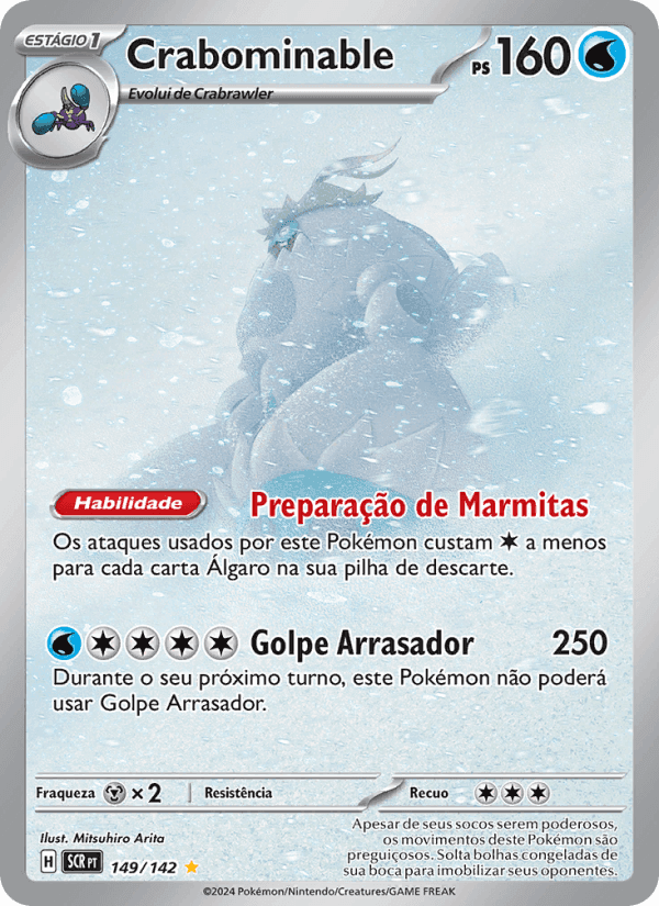 Crabominable, carta 149 de Coroa Estelar