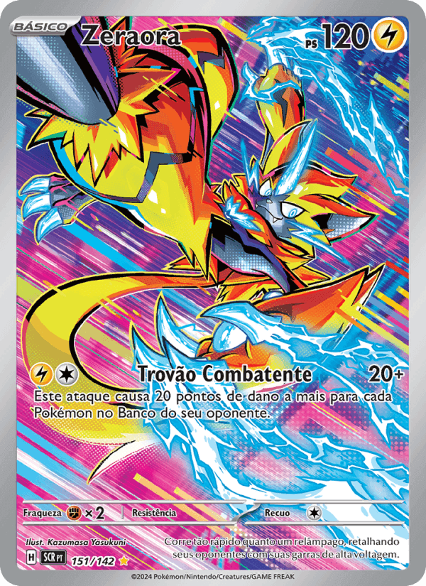 Zeraora, card 151 from Coroa Estelar