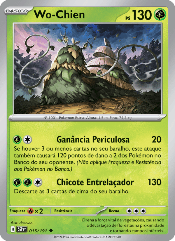 Wo-Chien, carta 015 de Fagulhas Impetuosas