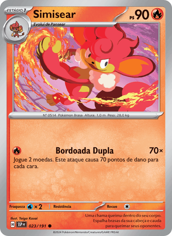 Simisear, carta 023 de Fagulhas Impetuosas