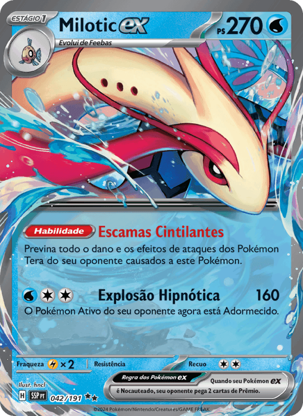 Fagulhas Impetuosas の 042 番、Milotic ex