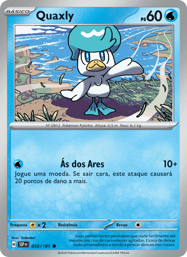 Quaxly, carte 050 de Fagulhas Impetuosas