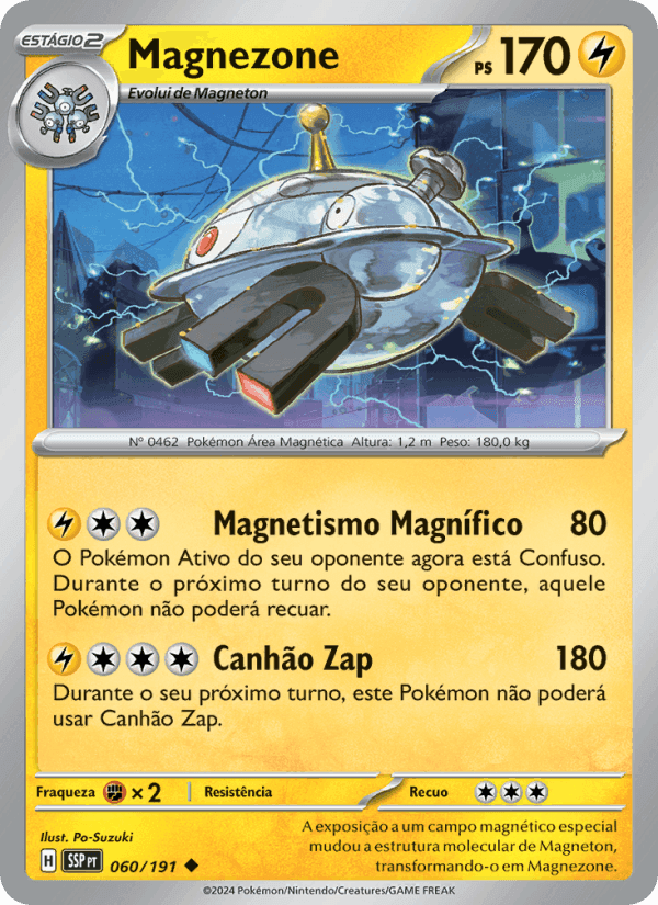 Magnezone, card 060 from Fagulhas Impetuosas