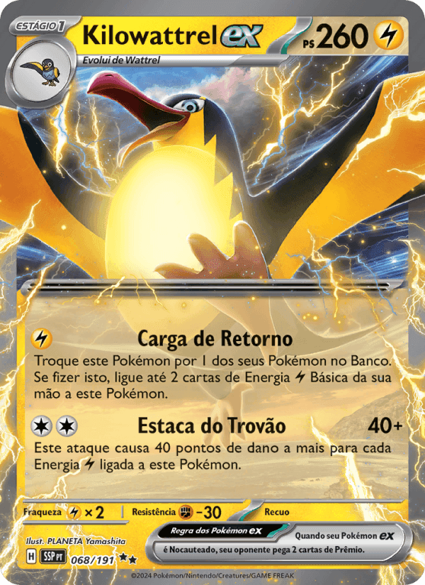 Kilowattrel ex, carte 068 de Fagulhas Impetuosas