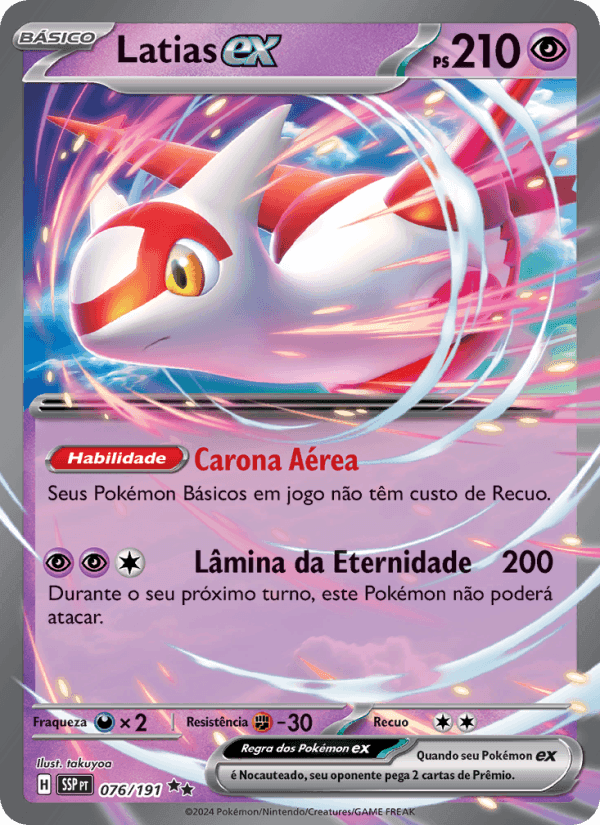 Latias ex, carta 076 de Fagulhas Impetuosas