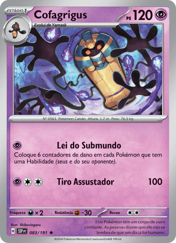 Cofagrigus, carta 083 de Fagulhas Impetuosas