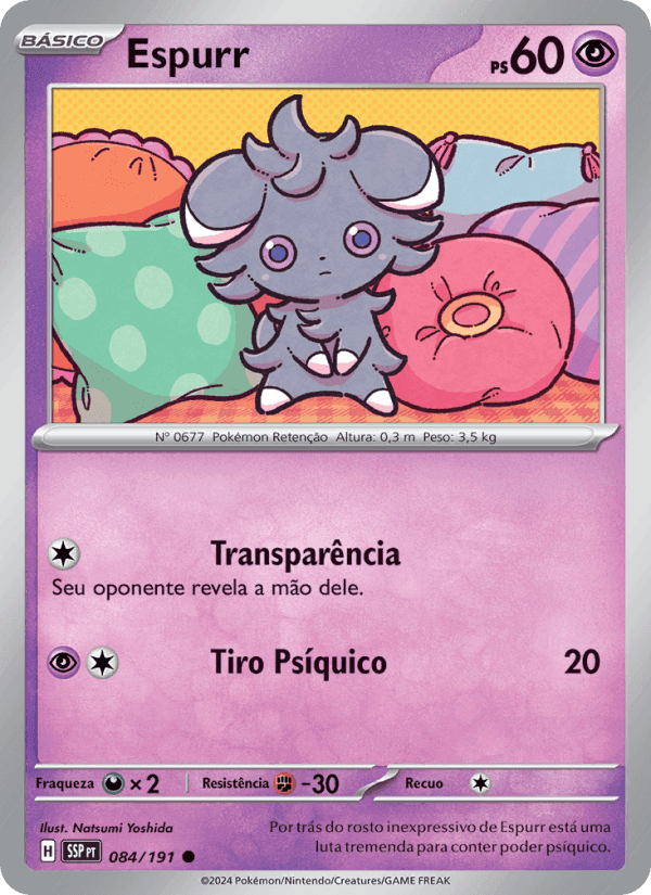 Espurr, carta 084 de Fagulhas Impetuosas