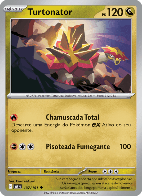 Turtonator, carta 137 de Fagulhas Impetuosas