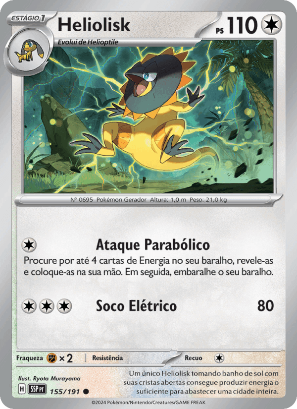 Heliolisk, carta 155 de Fagulhas Impetuosas