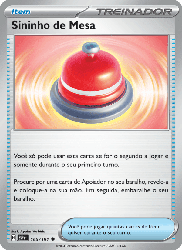 Sininho de Mesa, card 165 from Fagulhas Impetuosas